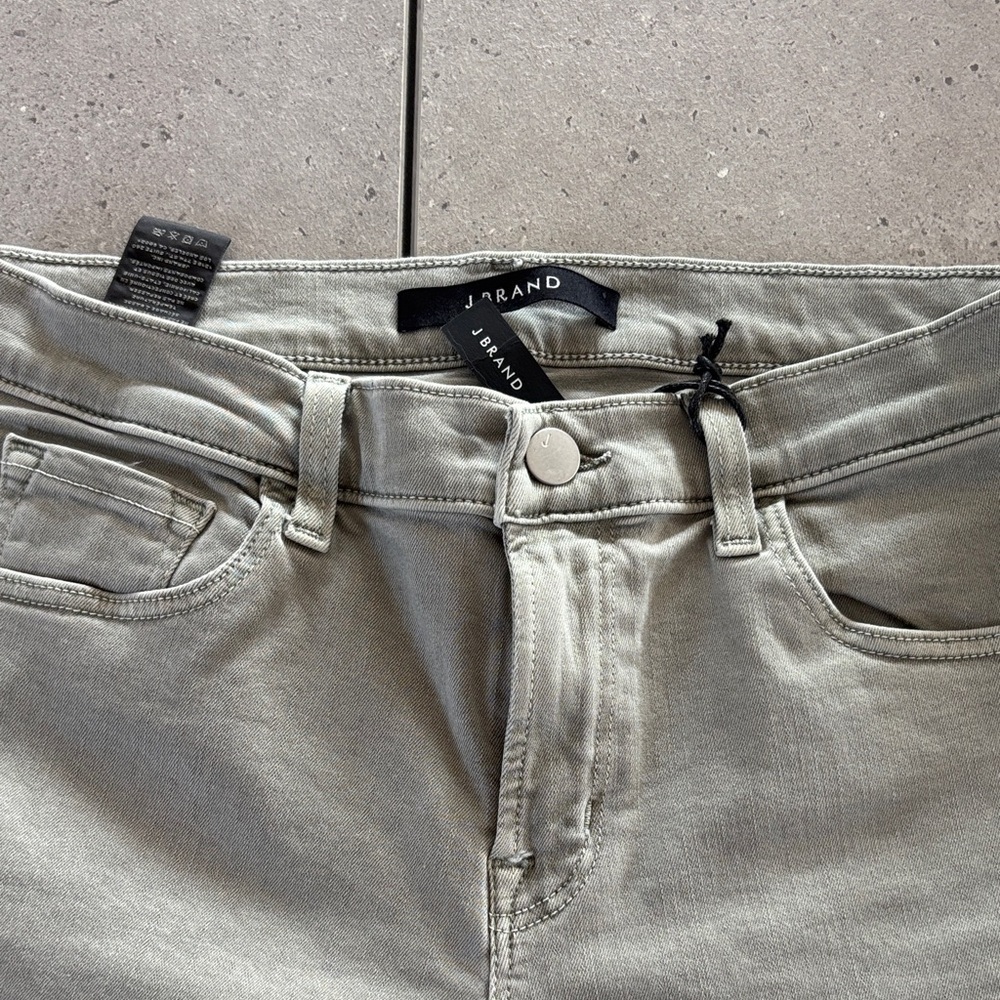 J Brand Women’s Pale Green/Grey Slim Jeggings